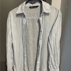 Zara Linen Blouse